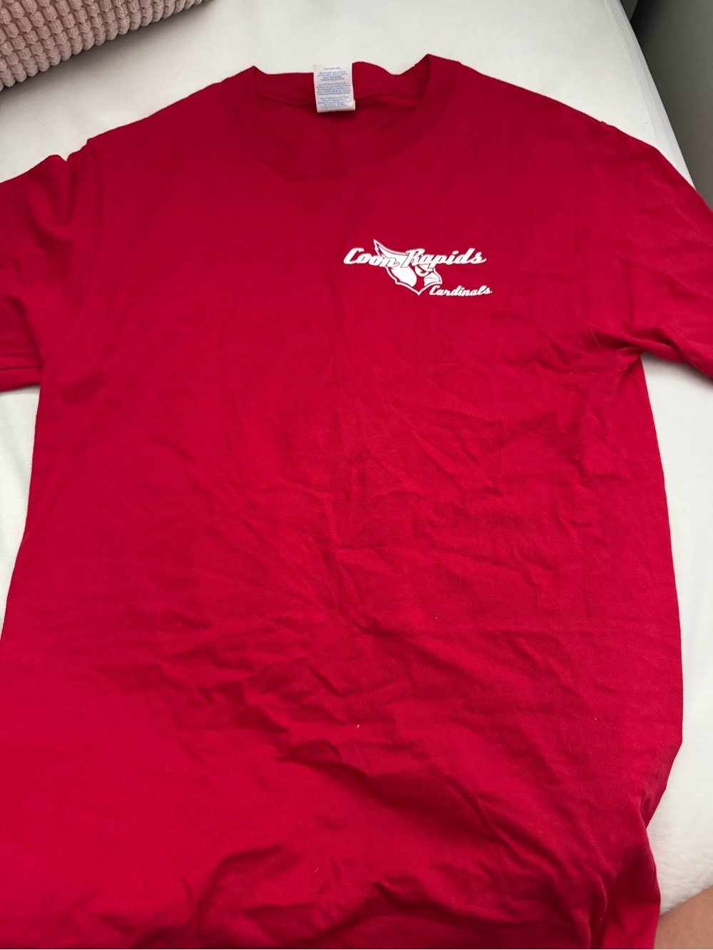 County Rapids Cardinals Red Short-Sleeve Crewneck T-Shirt
